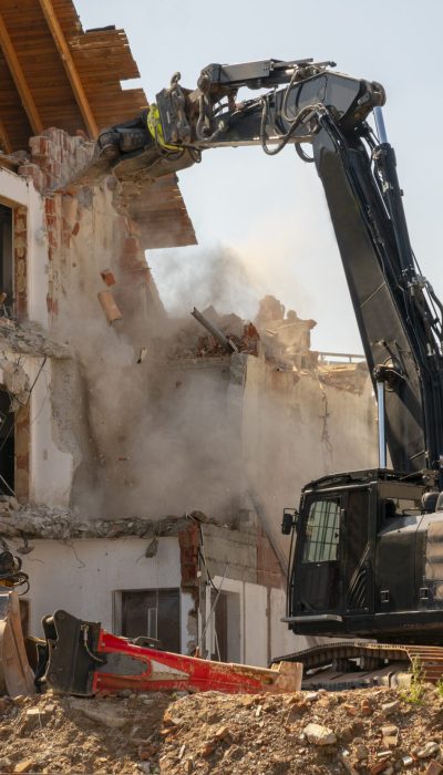 destruction of residential house